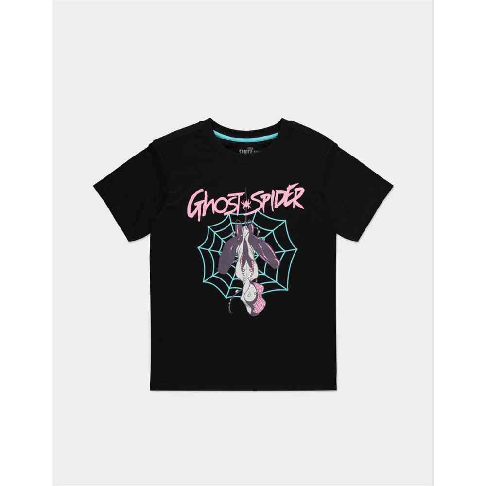 Marvel SpiderMan - Spider Gwen Dames Tshirt - Zwart